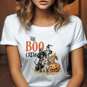 The Boo Crew Vintage Halloween Tri-Blend Shirt