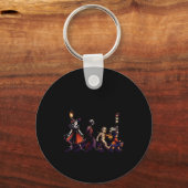 The Boo-tles Halloween Witch Rock Mummy Walking St Sleutelhanger (Voorkant)