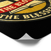 The Book, Blood And Blessed Hope, Kjv Poster (Hoek)