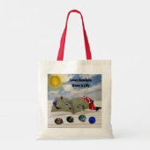 The Book of Lawn Bowls Popout Art, Budget Canvas t Tote Bag (Achterkant)