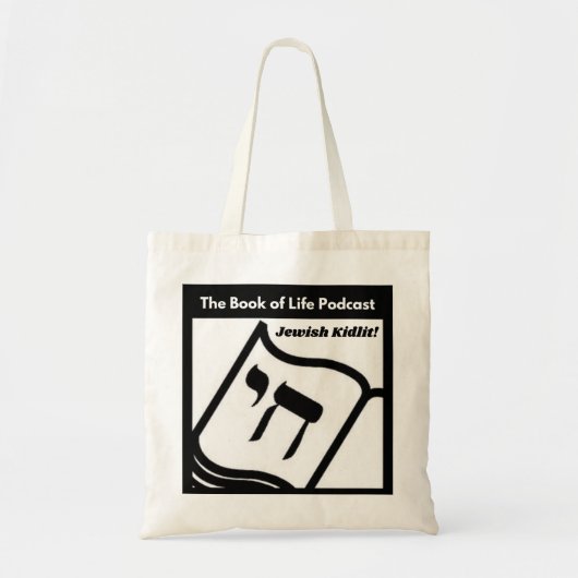 The Book of Life Podcast logo canvas tas (Voorkant)