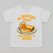 The Booklyn Diner Retro Breakfast Bootleg T-shirt