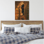 The Bookworm, 1861, door Carl Spitzweg Canvas Afdruk (Insitu (Slaapkamer))