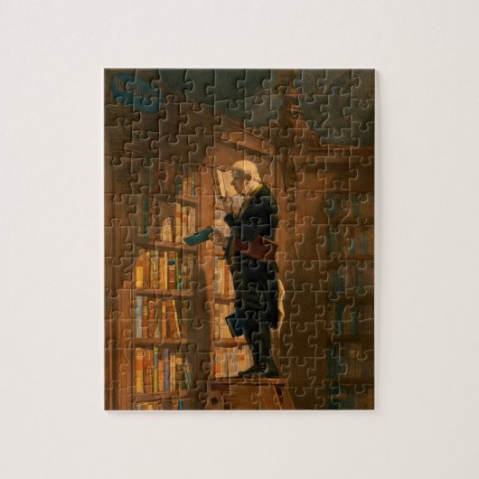 The Bookworm by Carl Spitzweg Legpuzzel (Verticaal)