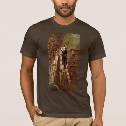 The Bookworm, door Spitzweg, Carl T-shirt (Voorkant)