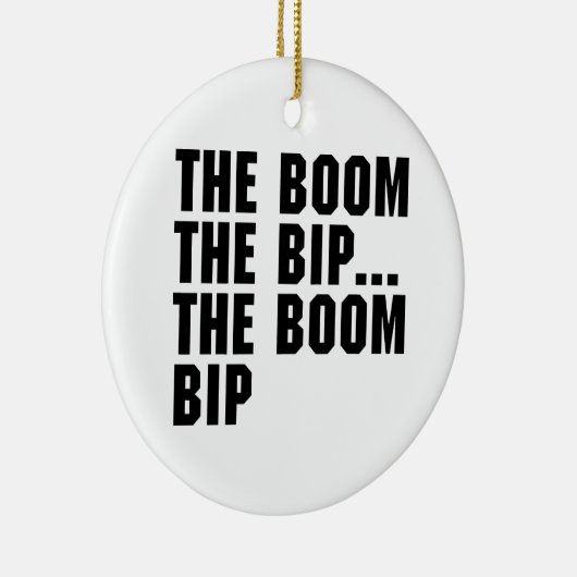 The Boom Bip Keramisch Ornament (Rechts)