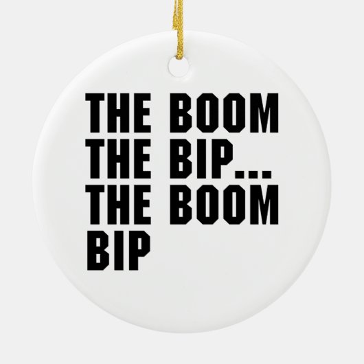 The Boom Bip Keramisch Ornament (Achterkant)