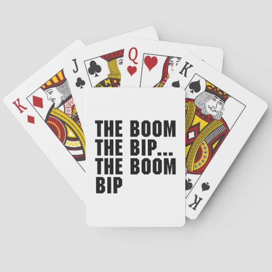 The Boom Bip Speelkaarten (Achterkant)
