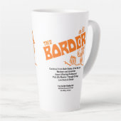 The Border Restaurant, Glen Ellyn, IL Latte Mok (Rechterhoek)