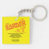 The Border Restaurant, Glen Ellyn, IL Sleutelhanger (Achterkant)