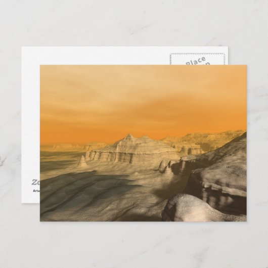 The borderlands of Xanadu Briefkaart (Voorkant / Achterkant)