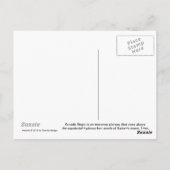 The borderlands of Xanadu Briefkaart (Achterkant)