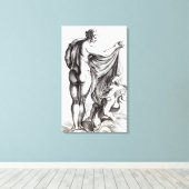 The Borghese Venus, c.1653 Canvas Afdruk (Insitu (Houten vloer))