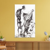 The Borghese Venus, c.1653 Canvas Afdruk (Insitu (Woonkamer))