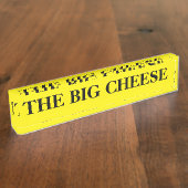 The Boss Big Cheese Desk Naam Bord Naambordje (Zijkant)