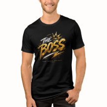 The Boss Crown – Gouden Streetwear Power Shirt