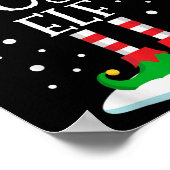 The Boss Elf Christmas Family Matching Xmas Group  Poster (Hoek)