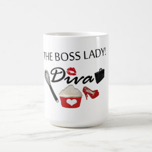 The Boss Lady Coffee mok ''New' DIVA