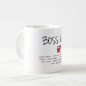 The Boss Lady Coffee Mugs® Koffiemok (Voorkant links)