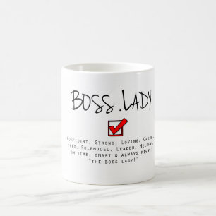 The Boss Lady Coffee Mugs® Koffiemok