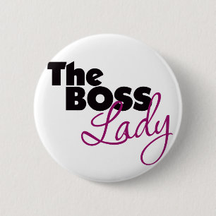 The Boss Lady Ronde Button 5,7 Cm