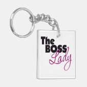 The Boss Lady Sleutelhanger (Voorkant Links)