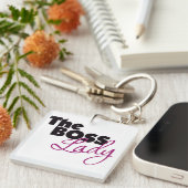 The Boss Lady Sleutelhanger (Voorkant Rechts)