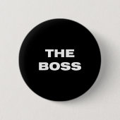 The Boss - The Real Boss Couple  Ronde Button 5,7 Cm (Voorkant)
