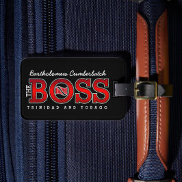 The Boss Trinidad & Tobago Bagagelabel