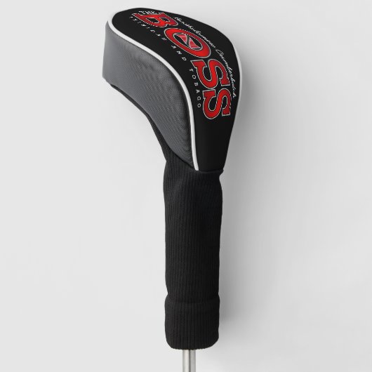 The Boss Trinidad & Tobago Golfheadcover (Schuin)