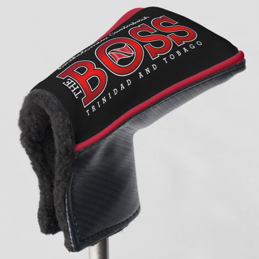 The Boss Trinidad & Tobago Golfheadcover (3/4 voorkant)
