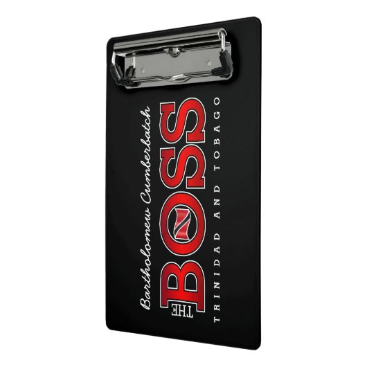 The Boss Trinidad & Tobago Mini Klembord (Angled2)
