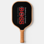The Boss Trinidad & Tobago Pickleball Paddle (Voorkant)