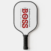 The Boss Trinidad & Tobago Pickleball Paddle (Voorkant)