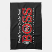 The Boss Trinidad & Tobago Theedoek (Verticaal)