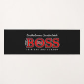 The Boss Trinidad & Tobago Yogamat (Voorkant (horizontaal))