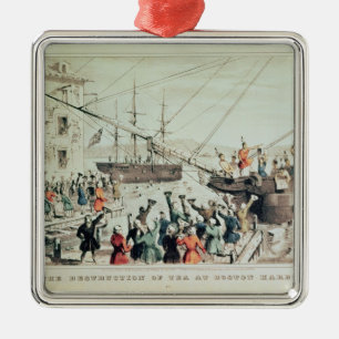The Boston Tea Party, 1846 Metalen Ornament