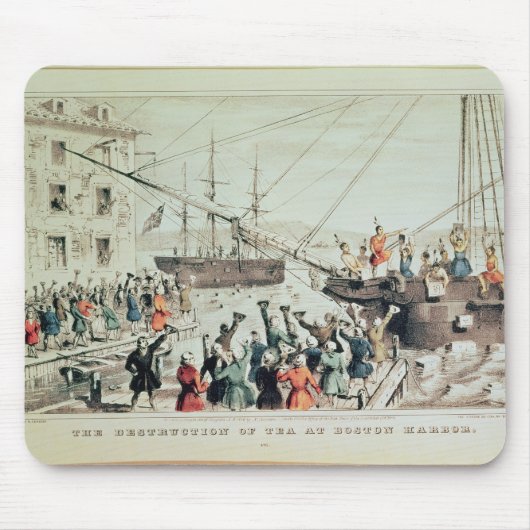 The Boston Tea Party, 1846 Muismat (Voorkant)