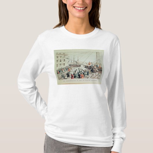 The Boston Tea Party, 1846 T-shirt (Voorkant)
