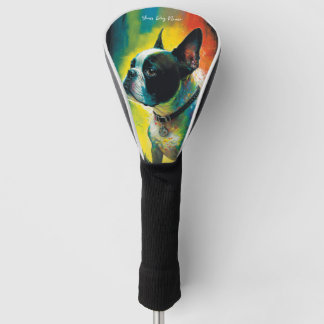 The Boston Terrier Dog - Composition 010 Golfheadcover