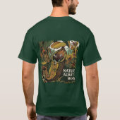 The Botanical Consumption: "Nature Always Wins"  T-shirt (Achterkant)