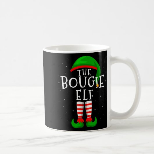 The Bougie Elf Funny Matching Family Group Christm Koffiemok (Rechts)