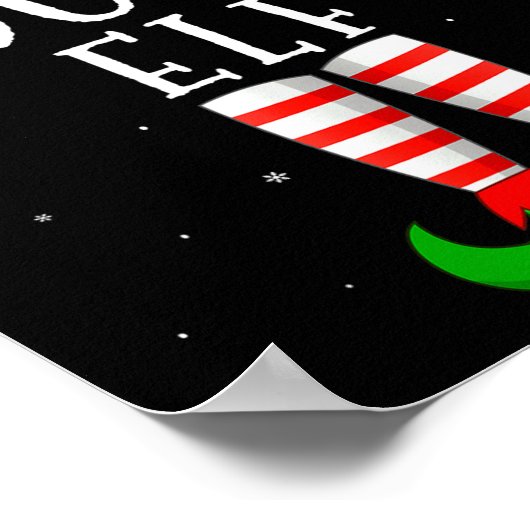 The Bougie Elf Funny Matching Family Group Christm Poster (Hoek)