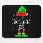 The Boujee Elf Group Matching Family Christmas Xma Muismat (Voorkant)