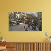The Boulevard des Italiens, c.1900 Canvas Afdruk (Insitu (Woonkamer))