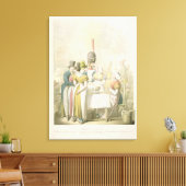 The Boulevard du Temple uit 'Tableau de Canvas Afdruk (Insitu (Woonkamer))