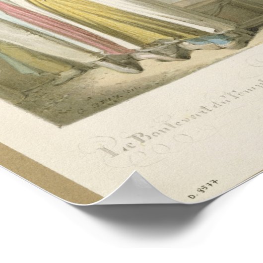 The Boulevard du Temple uit 'Tableau de Poster (Hoek)