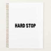 The Boundary Architect | Hard Stop Daily Planner (Voorkant)
