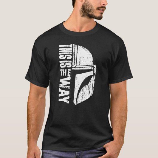 The Bounty Hunter - this is the way T-shirt (Voorkant)