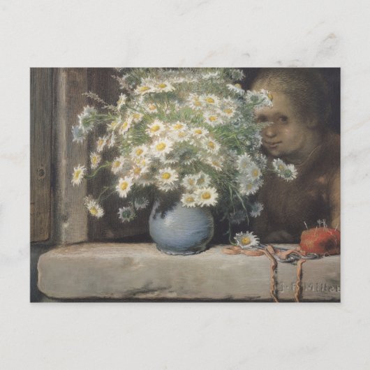 The Bouquet of Margueritas, 1866 Briefkaart (Voorkant)